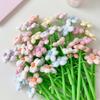 3D Floral Ballpoint Pen Fabric Flower Decorative Floral Neutral Pen Writing Pen  School Supplies