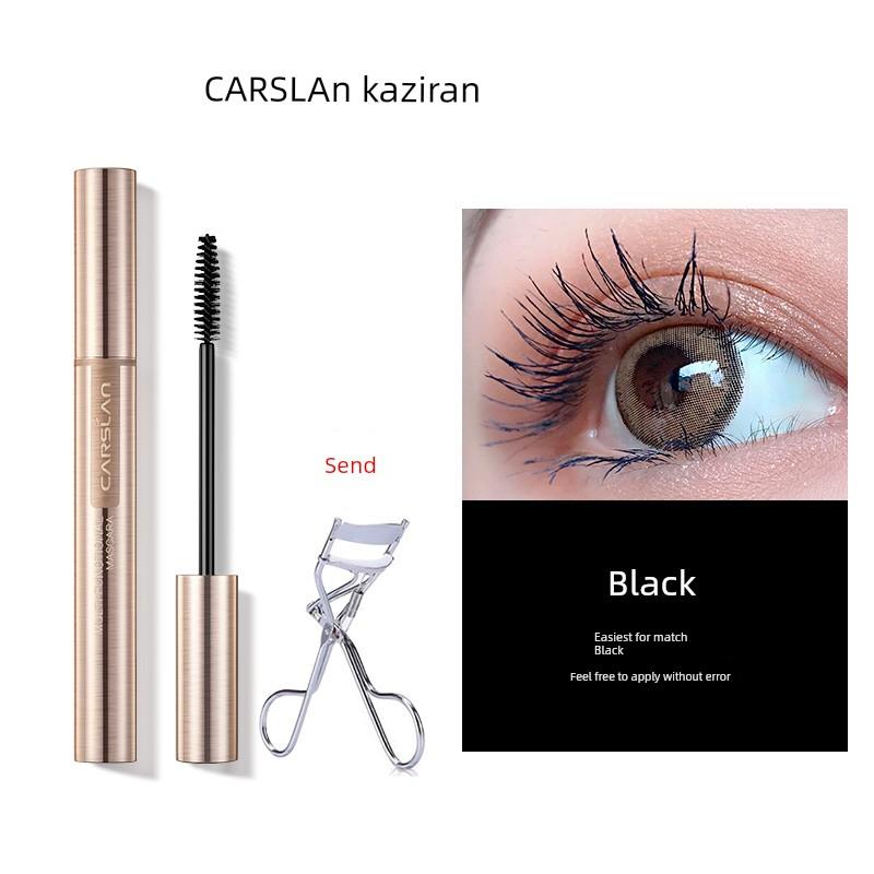 CARSLAN Mascara Easy Waterproof Long Curling Color-Holding Student Female Not Easy to Smudge Not Easy Makeup Official Fine Comb
