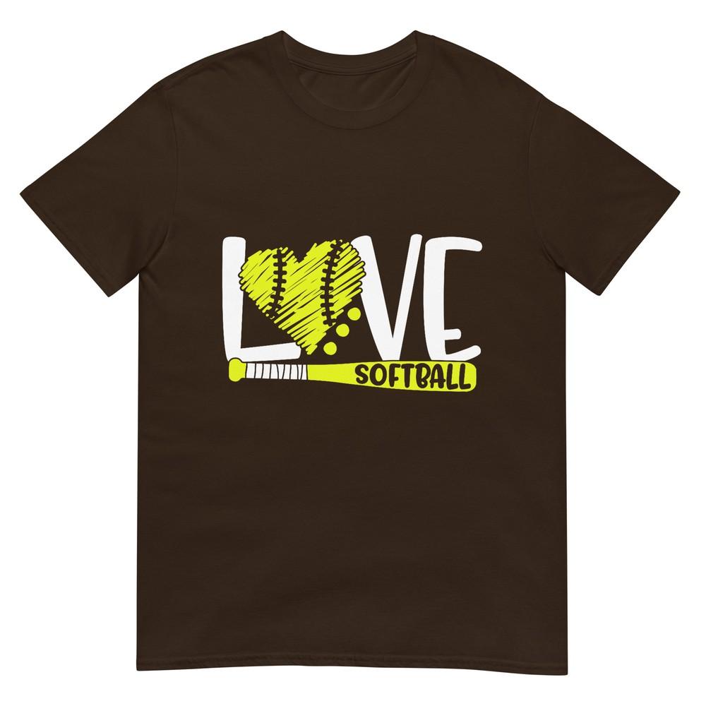 Softball Graphic Saying For Teen Girls And Unisex TShirt