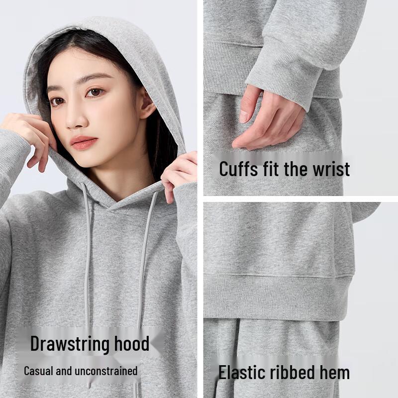 MINISO Men's Heavyweight Hooded Pullover