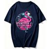 Funny Flamingo Tropical Beach Summer Unisex Unisex TShirt Outdoors High Quality Cotton ShortSleev Y2k Top Harajuku Unisex Clothing
