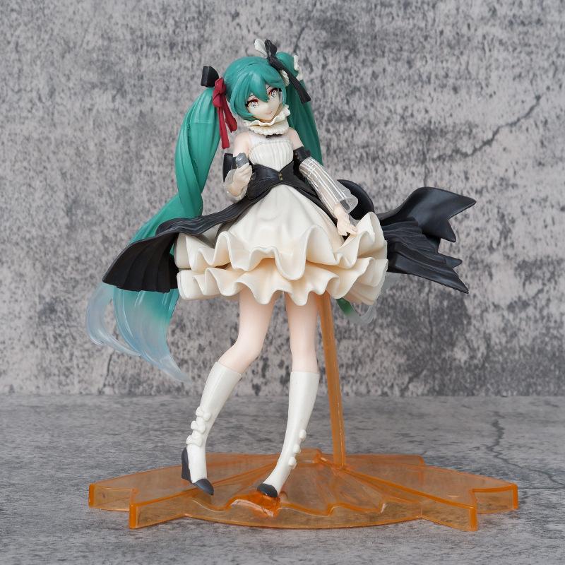 Фигурки Kawaii Купальник Vocaloid ПВХ Коллекционная модель Игрушки Подарок Девочке