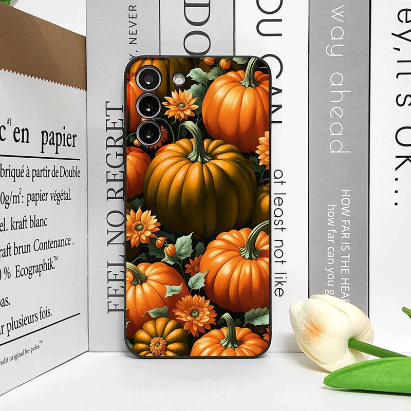 Ретро Чехол для телефона с тыквой и кленовым листом для Honor Huawei 200 Lite 100 400 PRO 80 90 70 X9 X8 Magic 7 6 Lite 5 Pro Мягкий чехол