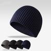 New Woman/Men Solid Cute Female Beanie Caps Winter Autumn Hats Knitted Beanies Warmer Bonnet