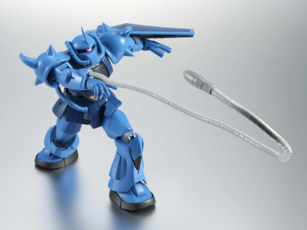 TAMASHII NATIONS Мобильный костюм ROBOT Spirits Gundam MS-07B Gouf ver. АНИМЕ. (Версия для перепродажи) приблизительно. Подвижная фигура толщиной 125 мм, окрашенная из ПВХ и АБС-пластика