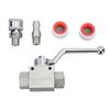 Комплект шарового крана для мойки высокого давления, фитинги быстрого соединения из нержавеющей стали, 4500 PSI, аксессуары для шланга