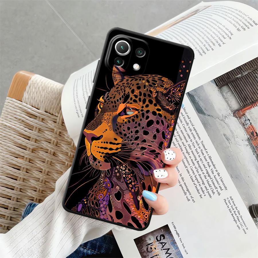 Чехол для Xiaomi Mi 11T 12T Pro 14 15 Pro 13 Lite 10T 11 12X 12 Funda Чехол для телефона Крутой Тигр Леопард