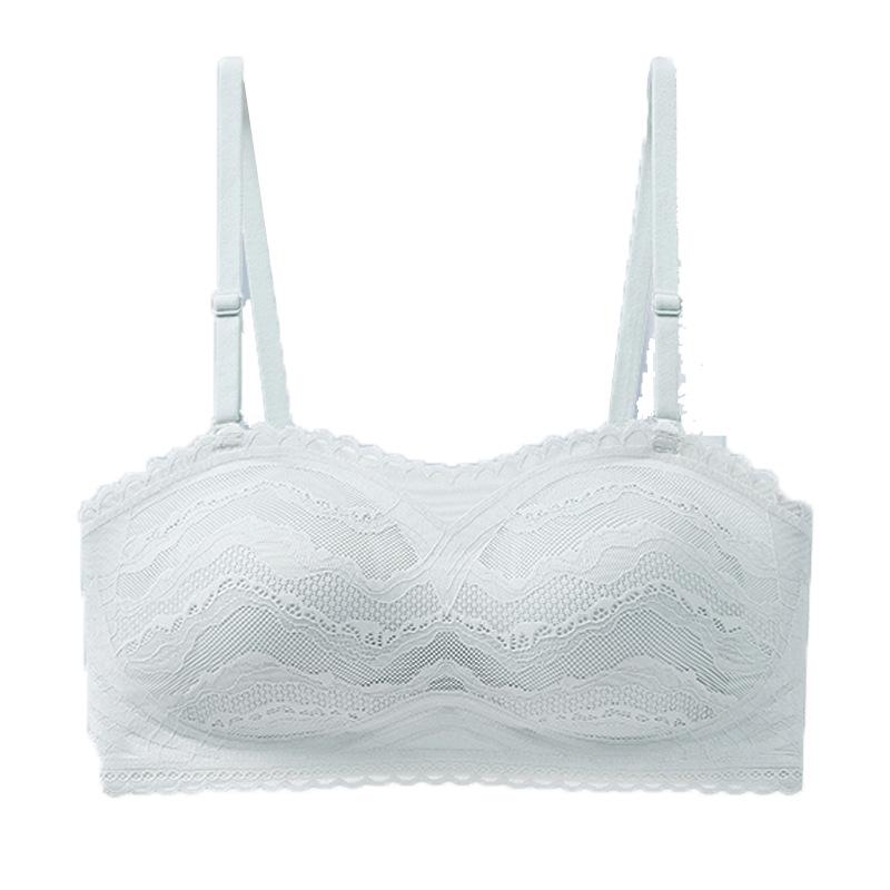 Strapless underwear women's non-slip small breasts gather and wrap breasts without steel rings, sexy back, non-slip bra, tube top