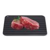 Rapid Thawing Plate, Aluminum Alloy, High Thermal Conductivity, No Electricity Required, Thaws Meat, Fish, and Steak In 3 Minutes, Dishwasher Safe,