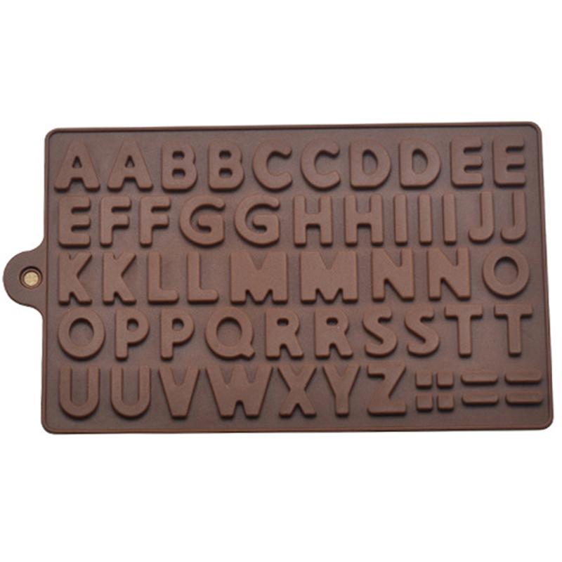 1 шт. силиконовые формы для выпечки шоколада с 26 буквами, сделай сам, украшение торта, кухонные принадлежности