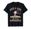 Футболка Girl Who Loves Gymnastics Birthday Bream Latina Gymnastics для детей