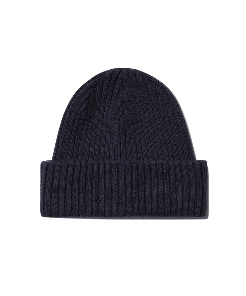 MUSINSA STANDARD Bold Knit Beanie [Navy]
