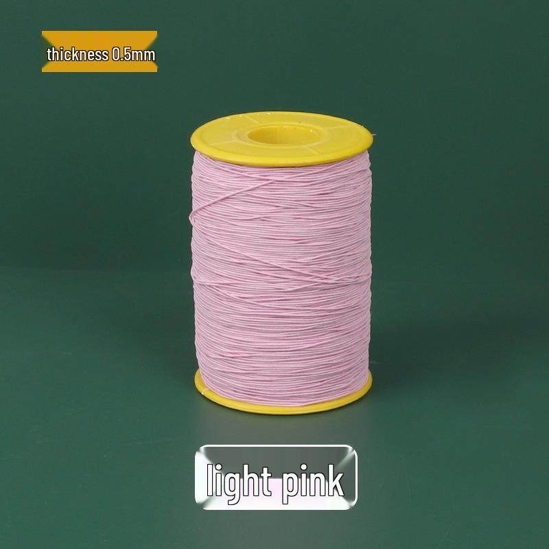0.5mm High-Elastic Colored Sewing Thread - Super Fine, Durable, Round Cord for Clothing and Crafts