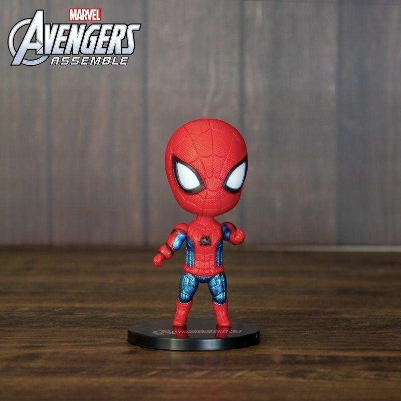 Фигурки Мстителей Marvel в непрозрачной упаковке, Игрушки Бэтмен, Железный Человек, Человек-Паук, Капитан Америка, Коллекционные Модели-Украшения для Детей и Фанатов
