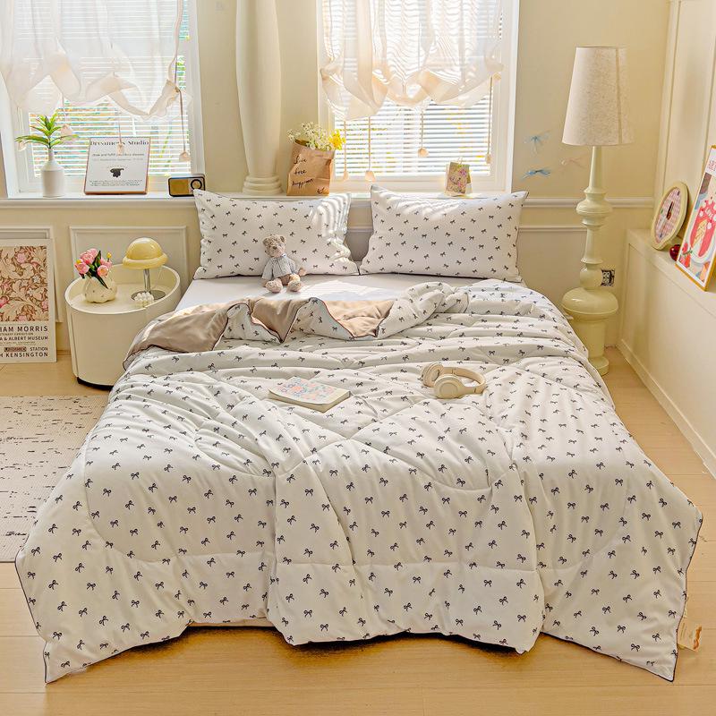 Охлаждающее летнее одеяло класса А для младенцев из стираного хлопка и соевого волокна