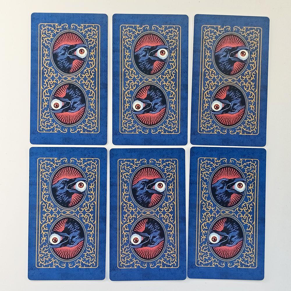 Колода Таро Эдгара Аллана По 12*7см 78 Потрясающих Иллюстраций по Мотивам Рассказов По, Напечатанных на Двустороннем Картоне 350 г/м² с Двойным Тиснением