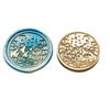 Butterfly Icon Wax Seal Stamp Replace Head Star Sky Pattern Antique Metal Sealing Wax Seals Head DIY Tool Retro