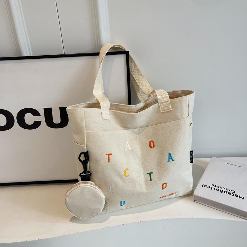 Leisure, Literature and Art, Individuality, Student Beauty, Large-capacity New Fashion Tote Bag, Shoulder Portable Underarm Bag for Women