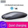 New Silent Bluetooth 5.0 Dual Mode Luminous Wireless Mouse for Notebooks and Gaming (2.4G)