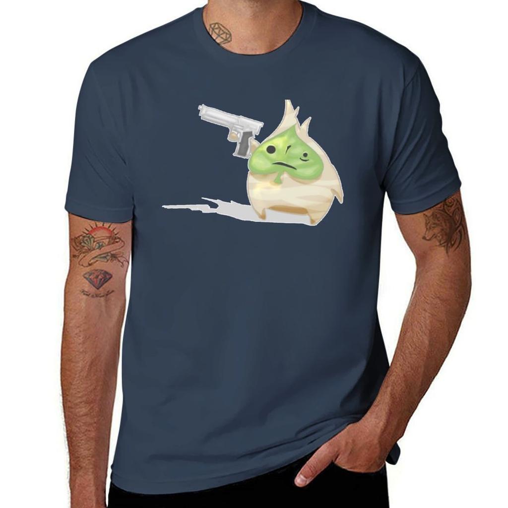 Korok Gun T-Shirt man t shirts graphic anime tshirt T-Shirt
