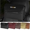 Car Tissue Box Holder Nappa Leather With Fix Strap For Mitsubishi 9 X ASX L200 Colt Outlander Pajero Lancer Eclipse Cross Triton