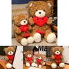 Adorable Emotion Hugging Teddy Bear Plush Toy Soft Cuddle Pillow Birthday Gift
