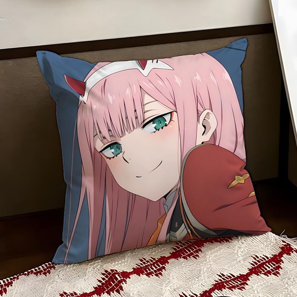 DDARLING in the FFRANXX Аниме Наволочка Двусторонняя Мягкая Прочная Наволочка для Подушки Дом Автомобиль Многоцелевое Использование для Ежедневного Комфорта