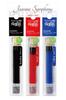 Стержень для ручки Frixion Ball Ball Slim Extra Fine LFBTRF30EF Черный 3 Красный 3 Синий Всего 9 1 Жасминовая симфония Индекс Мульти-цветной/Frixion 0.5мм [3 (x1) + (x1) +