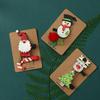 (Projector)Christmas Hair Clips Two Sets Of Holiday Dress Up Head Ornaments Small Gifts