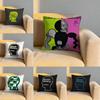 Los Angeles BBrain Dead Cushion Cover Soft Reversible Durable Pillow Cover MultiScene Use for Home Car Daily Comfort