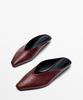 Massimo Dutti Soft Leather Mules