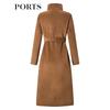 PORTS Women's Double-Breasted Cashmere Blend Wool Coat