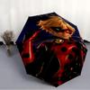 Custom Name Ladybug Theme Automatic Umbrella, Lightweight & Portable, 8 Rib, Perfect for Outdoor Travel, Birthdays, Christmas, Gifts.