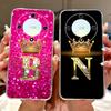 Чехол для Honor X9a 5G RMO-NX1 Чехол Роскошные Буквы Короны Прозрачный Силиконовый Задний Чехол для Телефона Для Honor Magic 5 Lite X 9a Funda