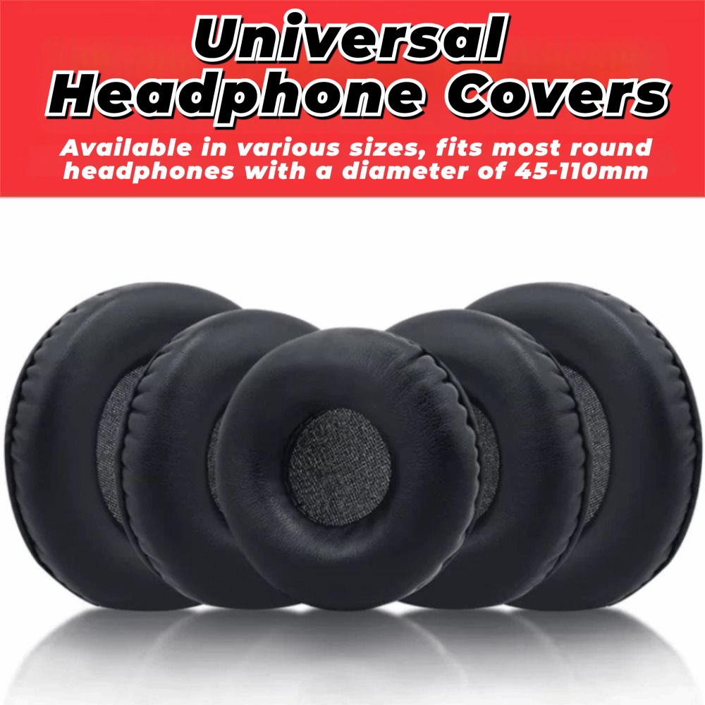 Sponge Leather Ear Pads Foam Cushion Headphone Pad New Replacement Earpads