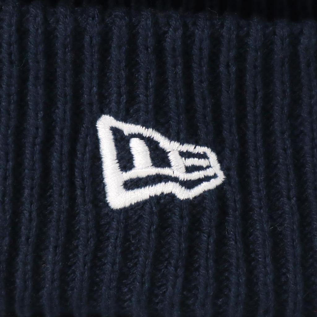 New Era Бесплатная вязаная шапка с рубчатой манжетой, темно-синяя,