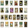 10/30/50PCS Vintage Tarot Cat Sticky PVC Sticker Aesthetic Children's Stationery DIY Decoration Scrapbooking School Supplies