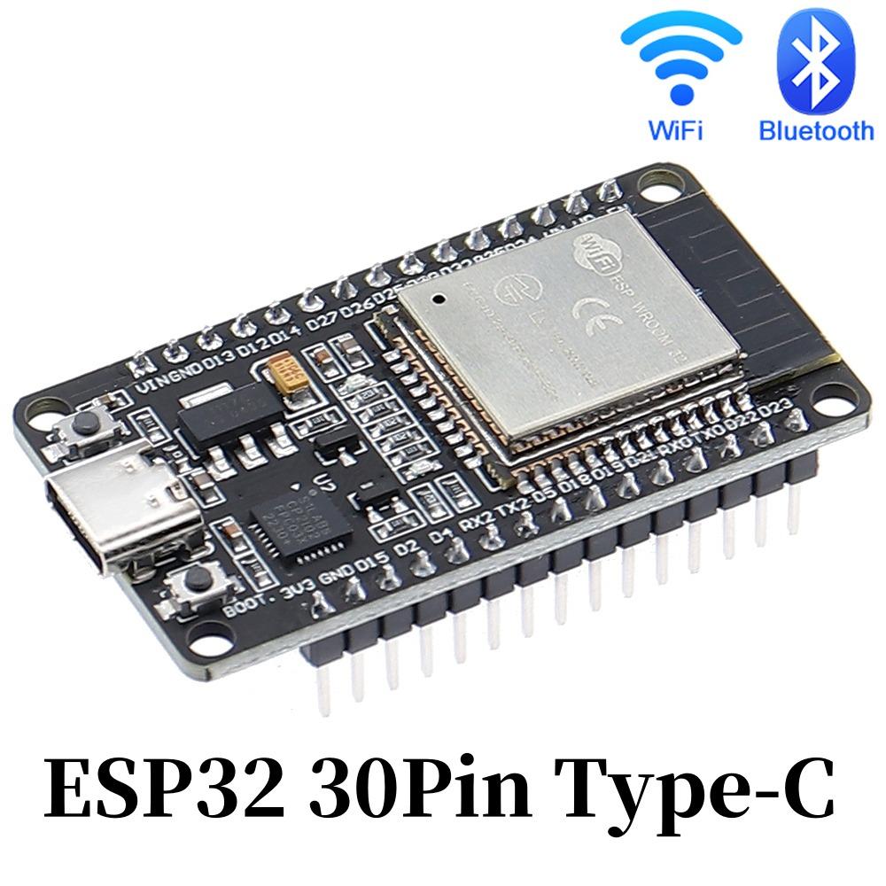 Плата разработки ESP-WROOM-32 ESP32 ESP-32S 2,4 ГГц Двухъядерный Микроконтроллер Процессор Интегрированный 30-контактный/38-контактный
