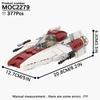 MOOXI Самый полный набор строительных блоков для взрослых «Звездные войны A V X Y Истребитель» научно-фантастический фильм MOC Кирпичи Набор Модель DIY Диорама Игрушка