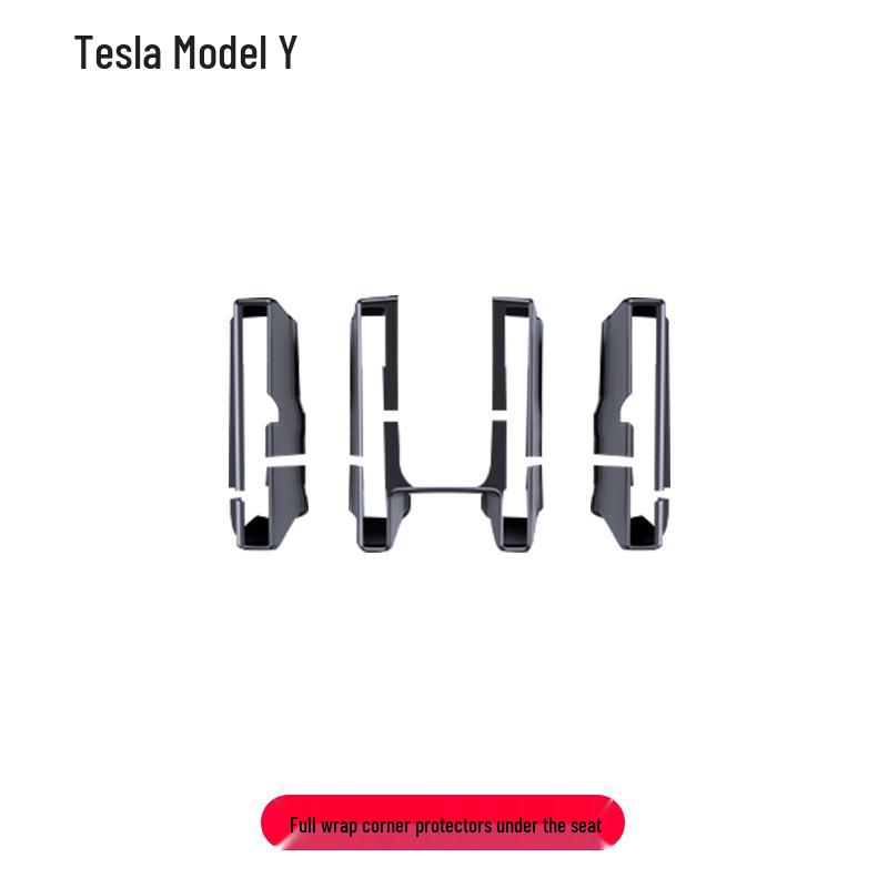 Защитные накладки на углы и пороги салона Tesla Model Y из TPE