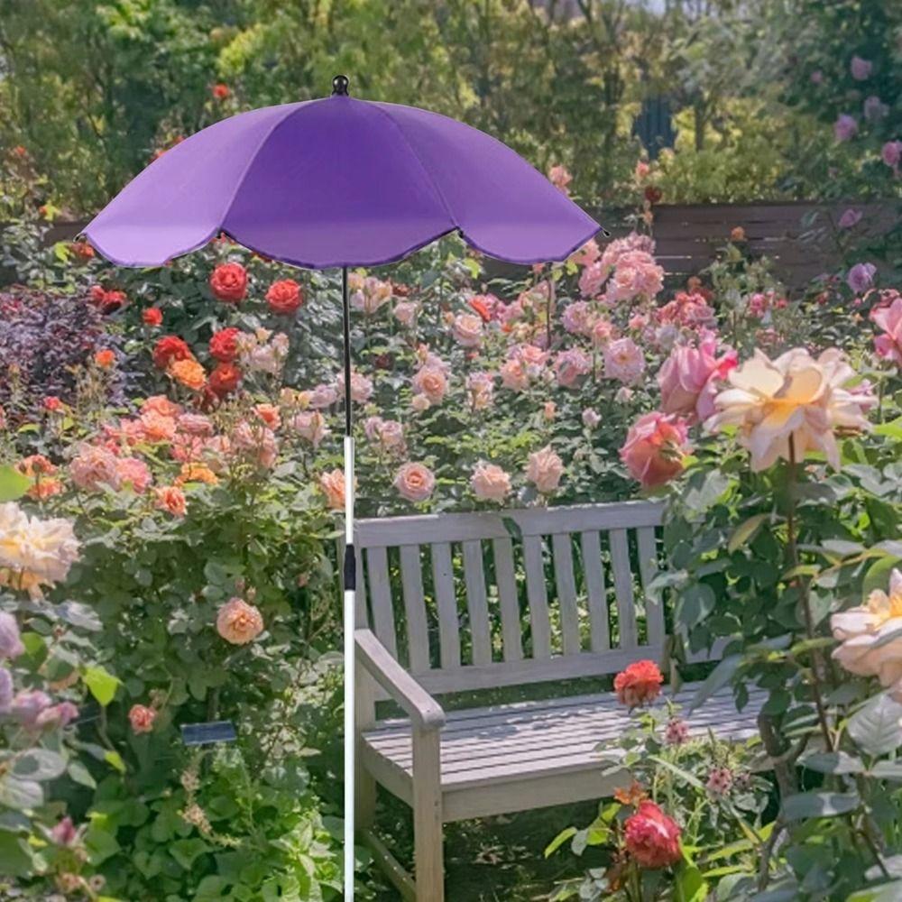 65cm Plants Shade Cover Adjustable Garden Umbrella Shade Outdoor Sunblock Cover Balcony