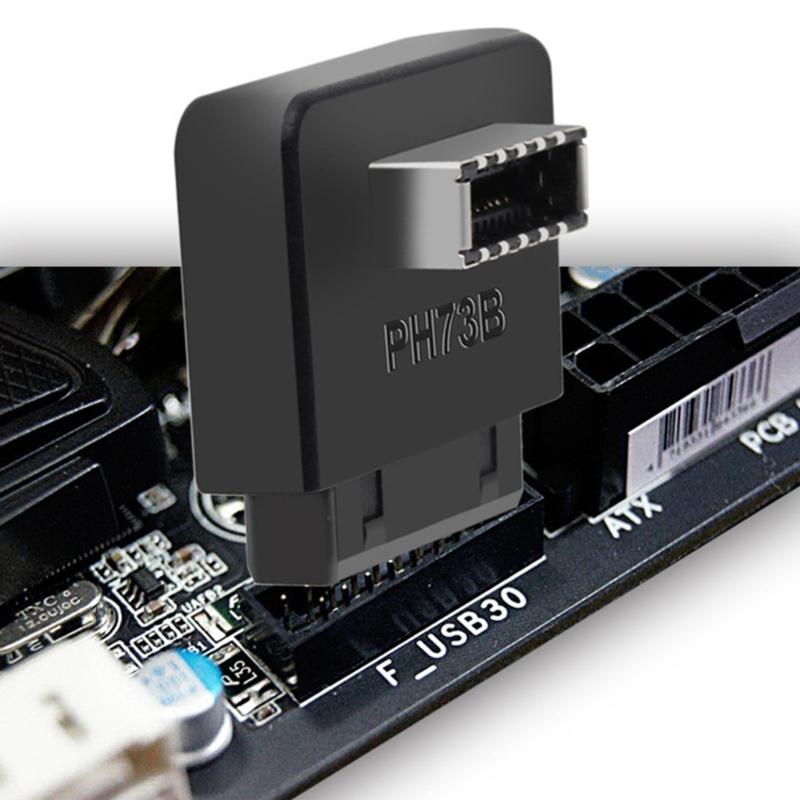 Адаптер USB для передней панели TypeE на USB 3.0 19/20PIN, внутренний вертикальный разветвитель для материнских плат Type C