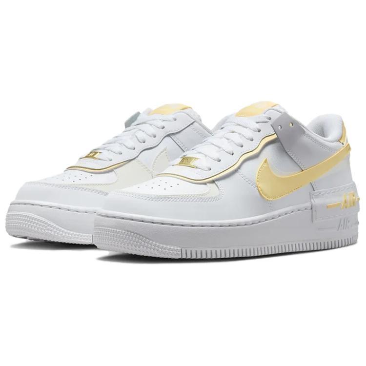 (WMNS) Nike Air Force 1 Shadow 'White Soft Yellow' Women's CI0919-122