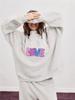 Women's Trendy Casual Loose Fit Mid-High Collar Hoodie for Spring and Autumn