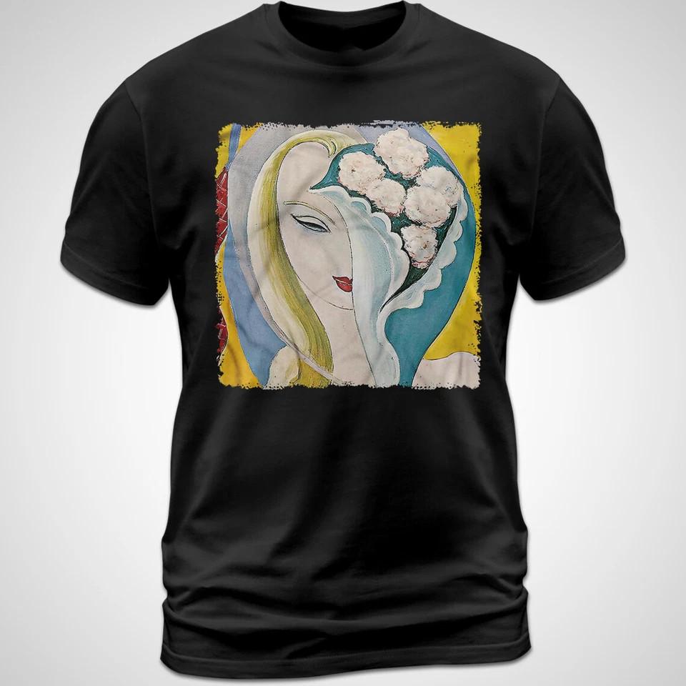 DEREK AND THE DOMINOS Bobby Whitlock Cotton Black S-5XL Shirt For Fans CM731