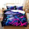 Cartoon Anime Arcane Jinx Bedding Set Bedding Set Comforter Sets Bed Sheets Set King Size Bedding Set Quilt Set Bed Linen