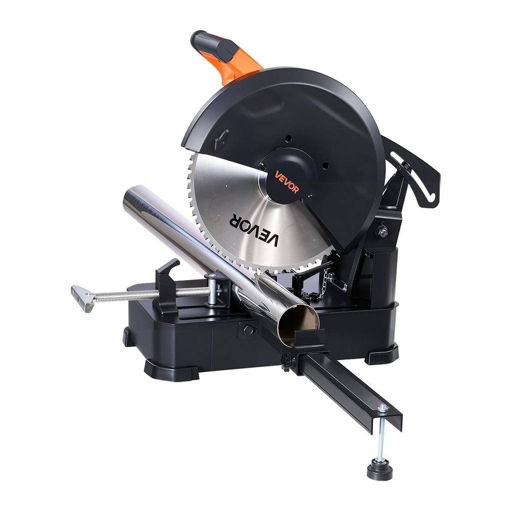 Chop Saw, 355 mm Stainless Steel Cold Cut Blade, 3500 W Powerful Brushless Motor, 750-1200 r/min Adjustable Speed, Metal Cutting Chop Saw for Metal