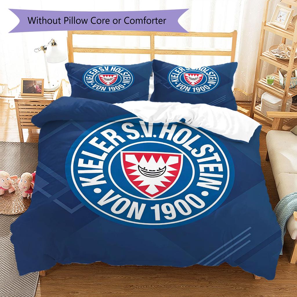 Kiel Spirit Bedding Quilt Set Quilt Cover Pillowcase Home Decoration Birthday Gift (1 * duvet cover + 2 * pillowcase, without core)