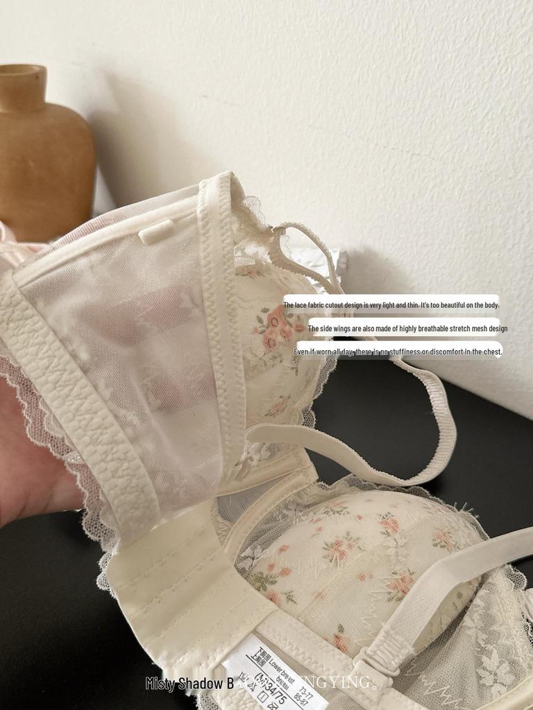 Французское кружево Ультратонкий бюстгальтер без бретелек с ушками кролика: Сексуальное, предотвращающее провисание женское белье с мягкой поддержкой.