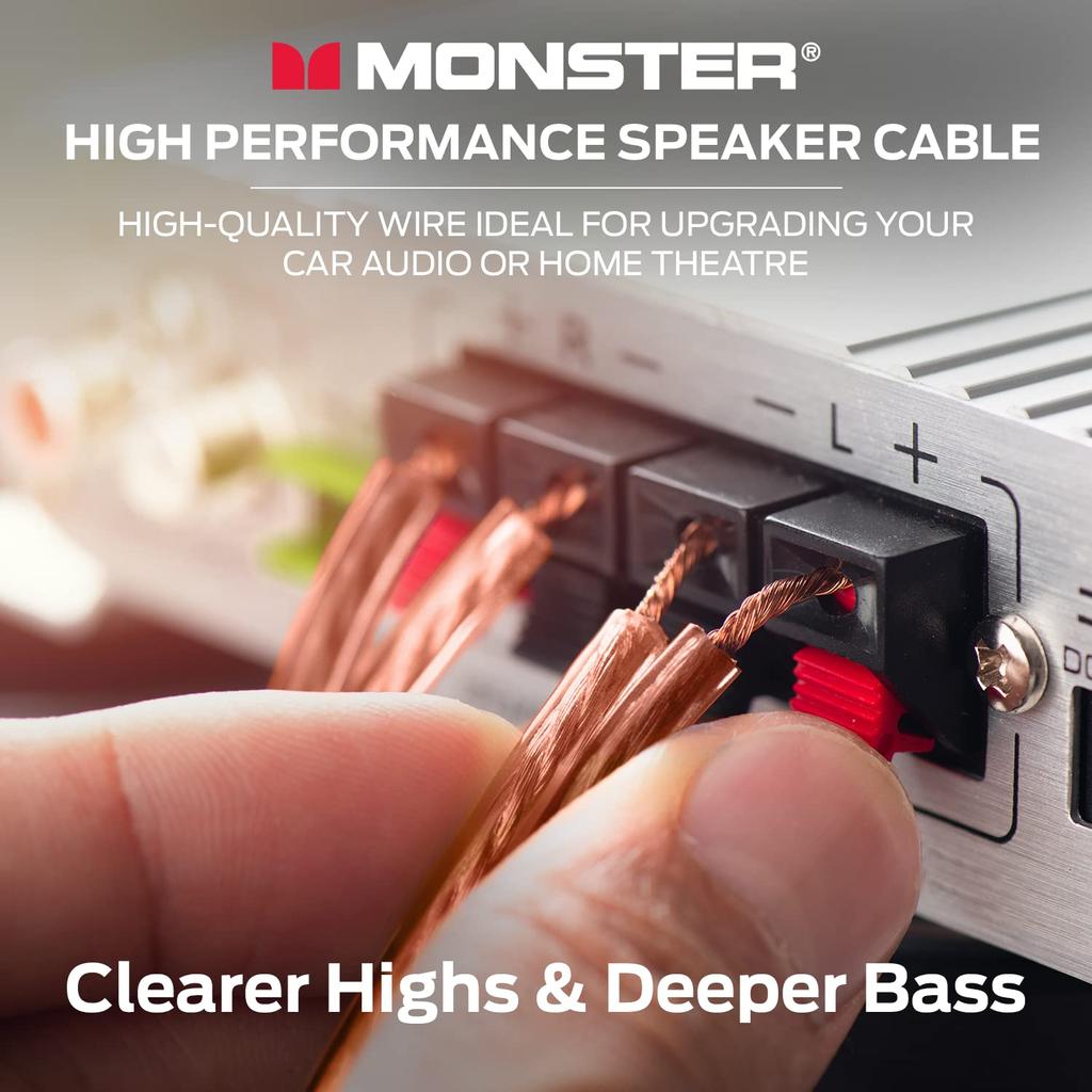 Monster Speaker 12 1 Кабель, Сечение, Рулон, 30,48 м (100 футов) ME-S12-30M